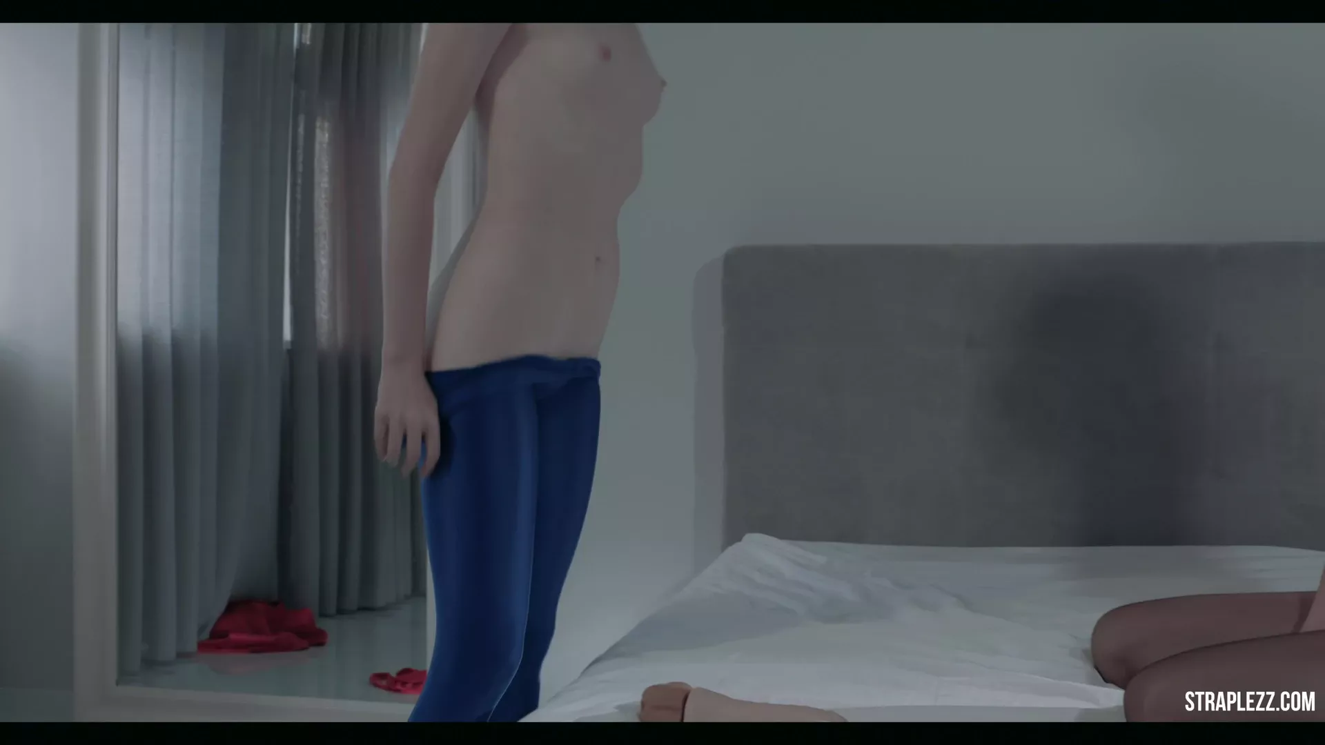 Straplez 2016 11 07 Bree Haze In Satin Dress And Pantyhose Pounded By Rossy Bush Rossy Bush Bree Haze 4k